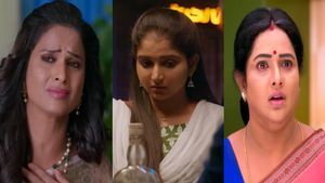 Brahmamudi March 13th Episode: అక్కాచెల్లెళ్లని ఒకే చోటికి చేర్చిన విధి.. ఇందూని అనుభవించాలని రాఖీ ప్లాన్