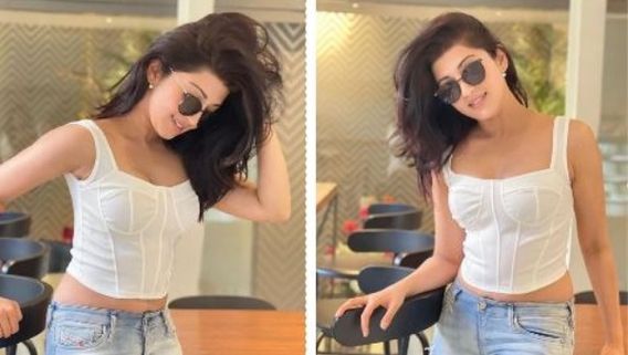 హీరోయిన్ ప్రణిత గ్లామర్ షో: వైట్ టాప్‌లో దాగని పరువాలతో నాటీగా!