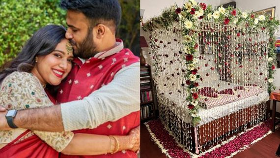 అన్నయ్య అని పిలిచిన వ్యక్తితో నటి వివాహం.. ఫస్ట్ నైట్ ఫొటోలు షేర్ చేసిన బ్యూటి