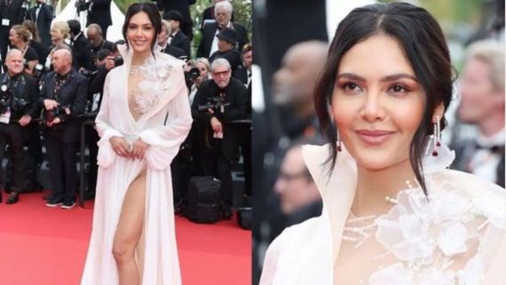 Cannes 2023 శృంగార దేవతను తలదన్నేలా ఇషా గుప్తా.. కేన్స్‌లో అందాల ఆరబోతకు ఫిదా!