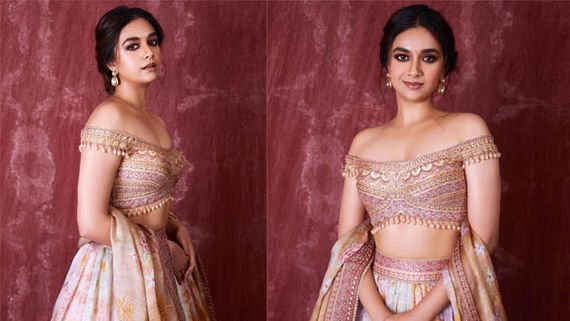 జాకెట్ కిందకు జరిపి కీర్తి సురేష్ ఎద అందాల విందు.. జూమ్ చేసి మరి ఫోకస్ అయ్యేలా ఫొటోలు