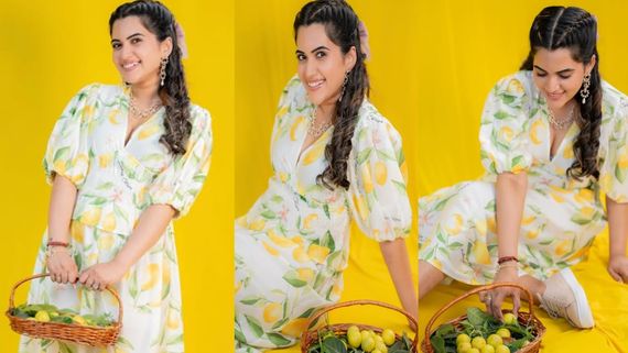 కొత్త వ్యాపారంలోకి స్టార్ యాంకర్..   గౌను నిండా నిమ్మపండ్లతో గ్లామర్ షో!