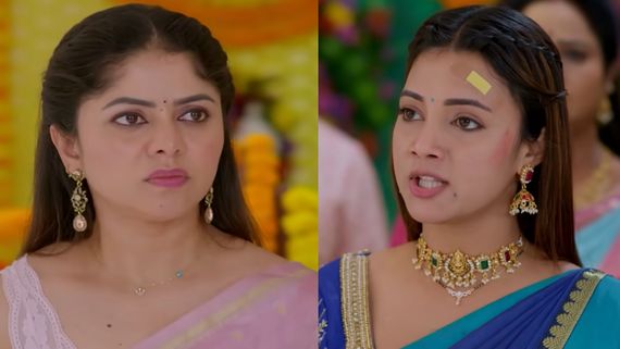 Brahmamudi February 21st Episode:రుద్రాణి పాపాలు బయటపెట్టిన అప్పూ.. చెప్పుతో కొట్టిన కావ్య, పగబట్టిన రుద్రాణి 
