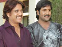 Nagarjuna with Vishnu