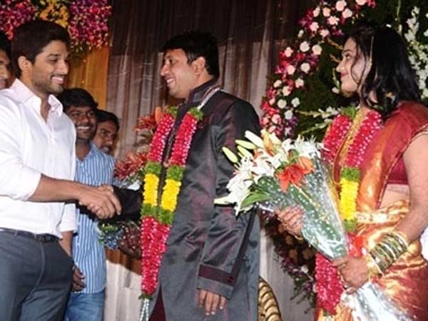 నిర్మాత పెళ్లి రిసెప్షన్ లో మెరిసిన మెగా హీరోలు(ఫోటోలు)