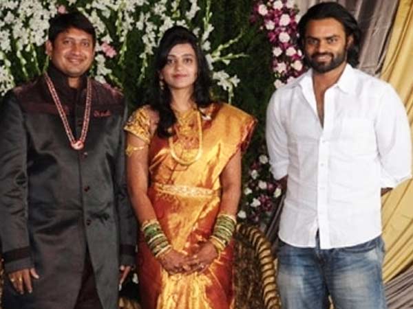 నిర్మాత పెళ్లి రిసెప్షన్ లో మెరిసిన మెగా హీరోలు(ఫోటోలు)