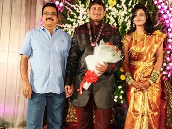 నిర్మాత పెళ్లి రిసెప్షన్ లో మెరిసిన మెగా హీరోలు(ఫోటోలు)