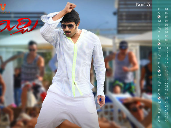 ప్రభాస్ న్యూ ఇయిర్ విషెష్ ఇలా ...(ఫోటో ఫీచర్)