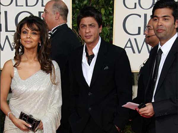 షారుక్ ఖాన్ వెనక ఆమె...(రేర్ ఫోటోస్)