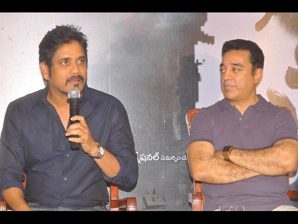 నాగార్జున, రాజమౌళి, త్రివిక్రమ్, ప్రభాస్ @ కమల్ ప్రెస్ మీట్