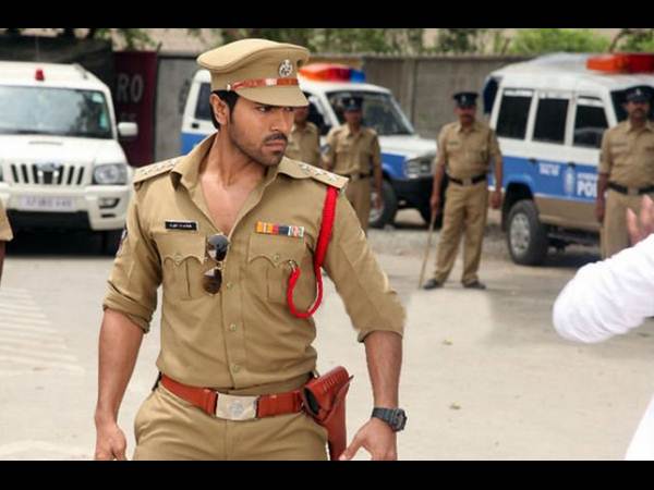 'జంజీర్' సెట్ పై రామ్ చరణ్ సాహసం (లీకైన ఫోటోలు)