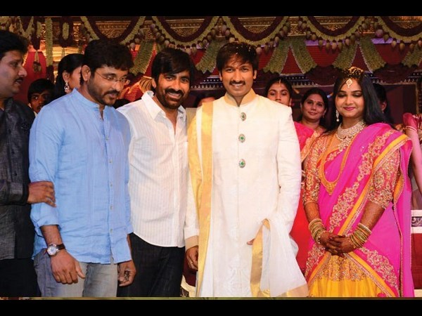 గోపీచంద్‌ వివాహం-హాజరైన ప్రముఖులు(ఫోటోలు)-1