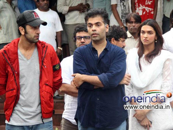 రణబీర్, కరణ్ జోహార్, దీపిక