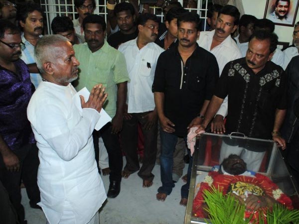 ఇళయరాజా సంతాపం