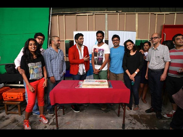 యాడ్ ఫిల్మ్ యూనిట్ సభ్యులతో...