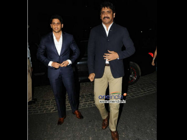 నాగార్జున,నాగచైతన్య