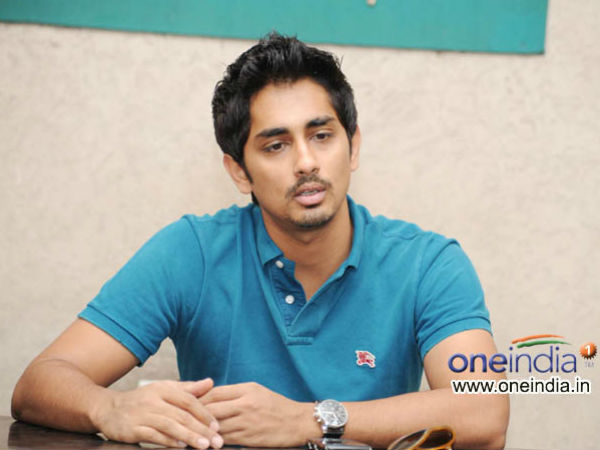 హీరో సిద్ధార్థ