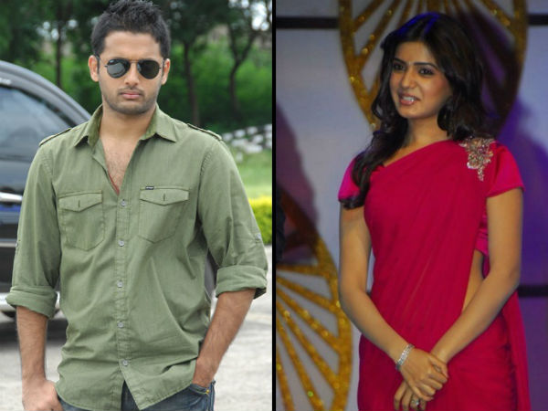 Samantha paired with Nithin Samantha paired with Nithin