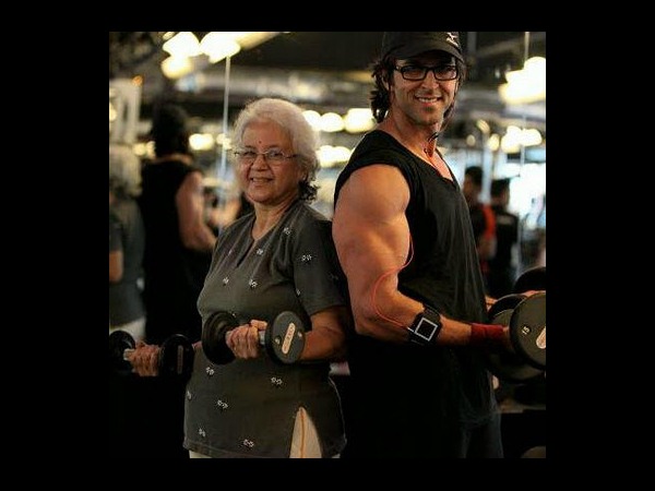 జిమ్‌లో హృతిక్ 