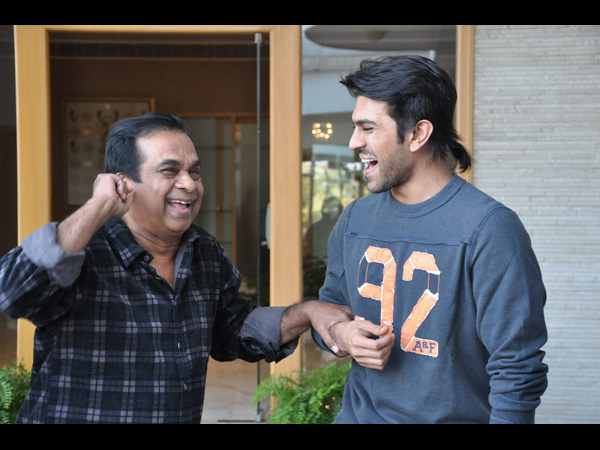 బ్రహ్మానందంతో సరదాగా రామ్ చరణ్