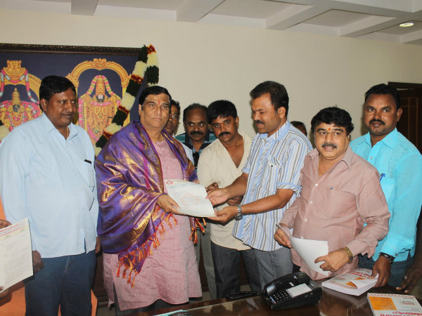 Telangana Tv serials Association Met Kv Ramanachary Telangana Tv serials Association Met Kv Ramanachary