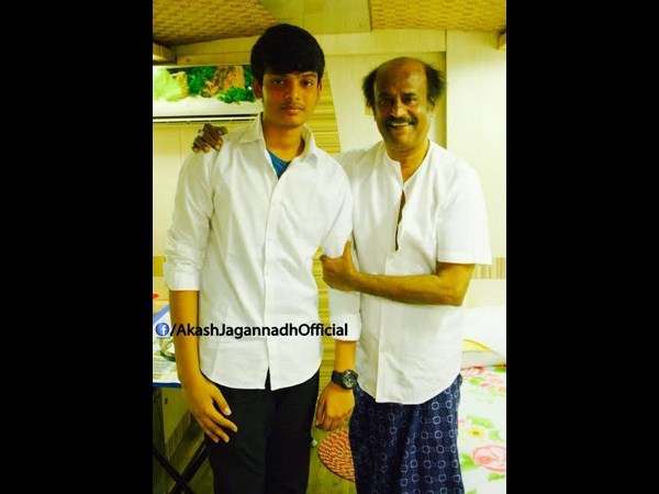 రజనీకాంత్‌తో ఆకాష్ పూరి