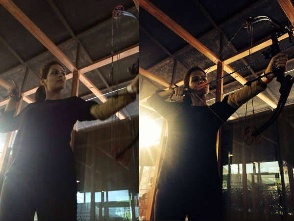 శ్రద్దా దాస్ హై గ్రౌండ్ ట్రైనింగ్