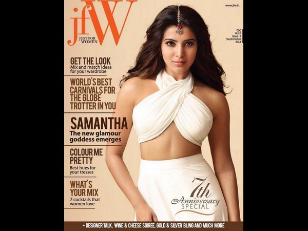 Samantha on JFW Magazine Cover !! Samantha on JFW Magazine Cover !!