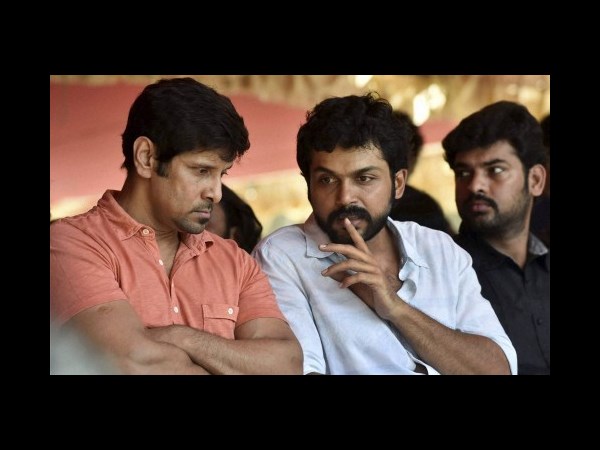 జయలలితకు మద్దతుగా విక్రమ్, కార్తి