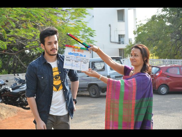 తల్లి అమల చేతుల మీదుగా...