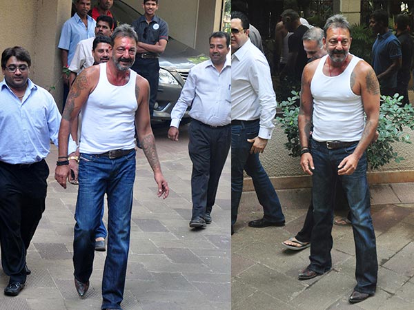 Sanjay Dutt With Six Pack Abs; Out On Two Weeks Furlough