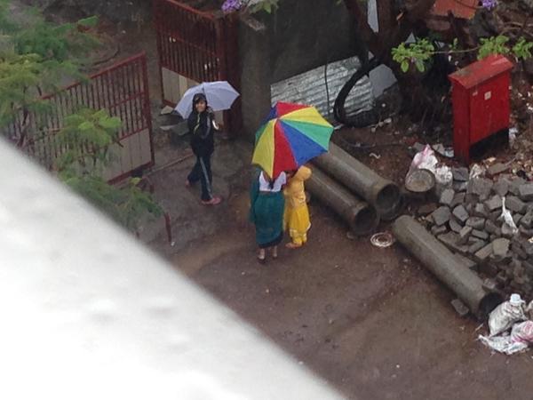 Pawan’s kids rescues puppies in rain