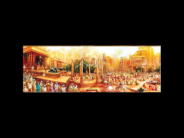  'బాహుబలి' సెట్స్‌ కోసం కసరత్తులు