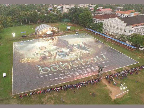'Baahubali' poster to get the Guinness Book of World Records 'Baahubali' poster to get the Guinness Book of World Records