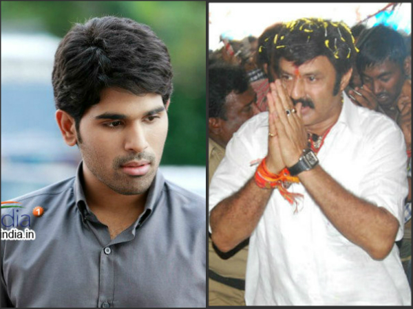 Allu Sirish excited to dance with Balayya Allu Sirish excited to dance with Balayya