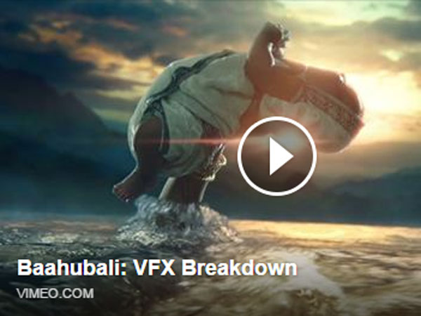 Rajamouli video about VFX Shots Of Baahubali 