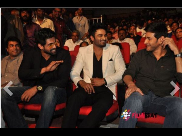 Rana Daggubati Touched Mahesh Babu's Feet Rana Daggubati Touched Mahesh Babu's Feet