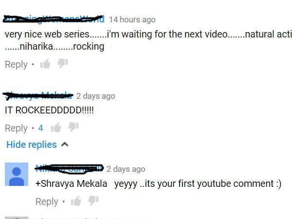 నిహారికపై ప్రశంసలు