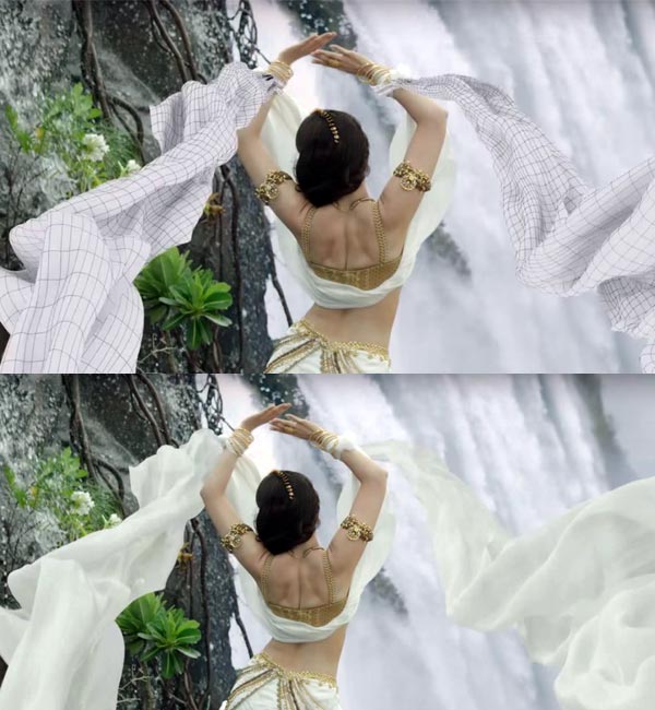 జలపాతం వద్ద