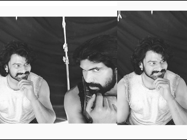 బాహుబలి సెట్లో...