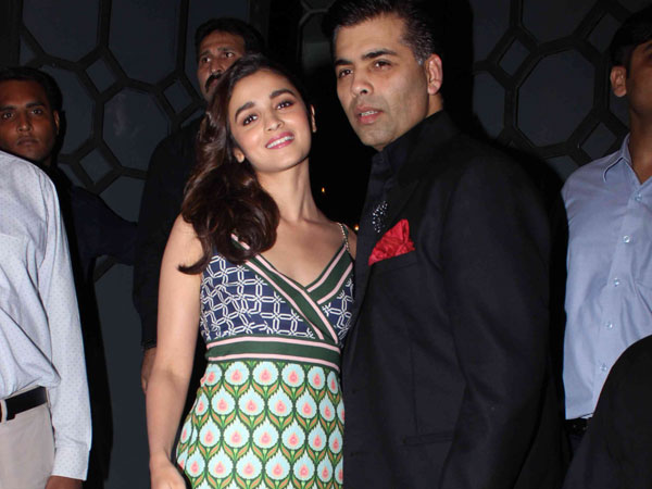 అలియా భట్, కరణ్ జోహార్