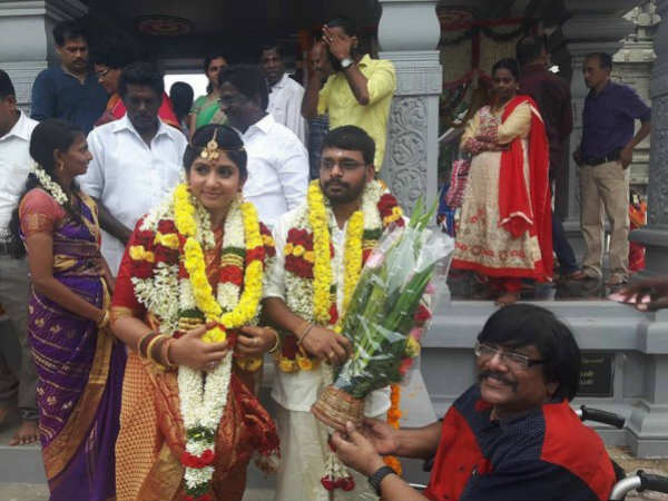 Director Raju Murugan, VJ Hema Sinha enter wedlock 