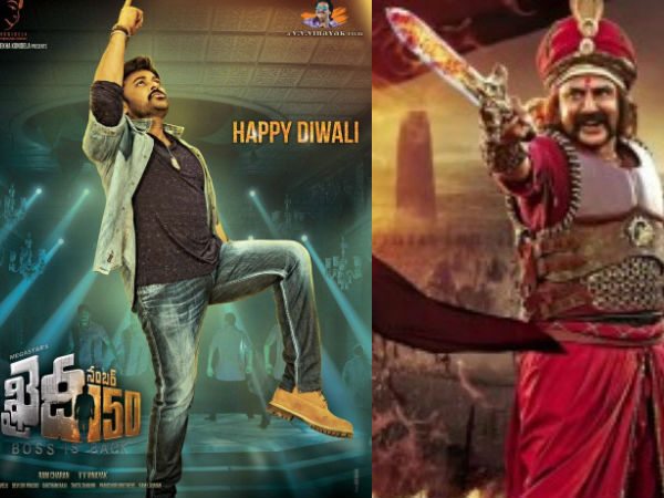 బాలయ్యతో వద్దంటూ ఒత్తిడి: ముందుగా వస్తున్న చిరంజీవి