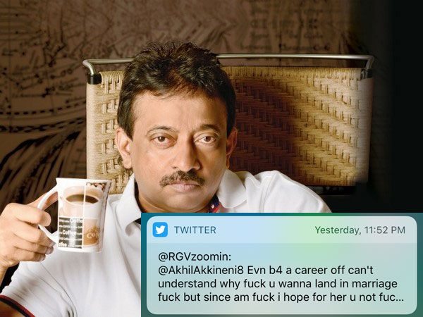 అఖిల్ పై ట్వీట్ రాత్రికి రాత్రే తీసేసాడు... రామ్ గోపాల్ వర్మని బెదిరించారా??