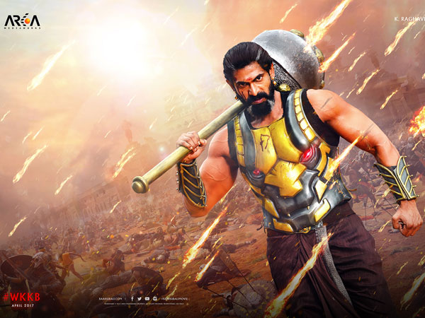 రౌద్రం అంటే ఇదీ.. భల్లాల దేవ స్టన్నింగ్ లుక్ (ఫొటోలు )