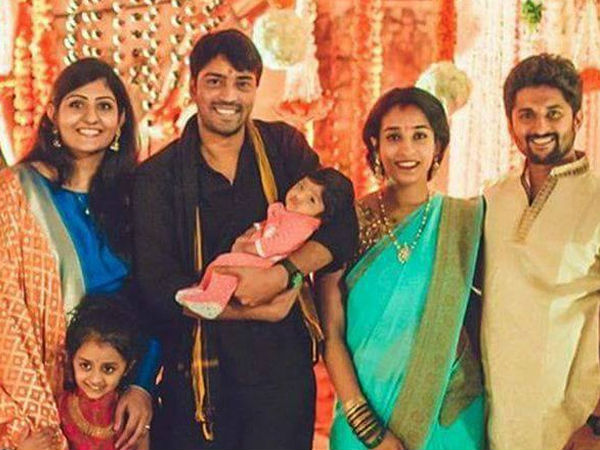 హీరో అల్లరి నరేష్ కూతురు బారసాల వేడుక... (ఫోటోస్)