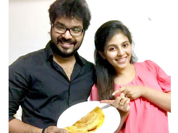 దోశ సాక్షిగా...: అతడితో హీరోయిన్ అంజలి లవ్