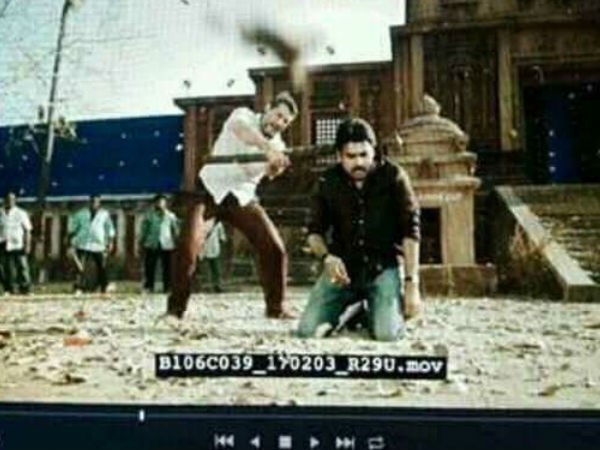 ‘కాటమరాయుడు' యాక్షన్ సీన్ లీక్, అప్రమత్తమైన టీం!