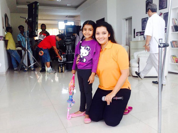 షూటింగులో...