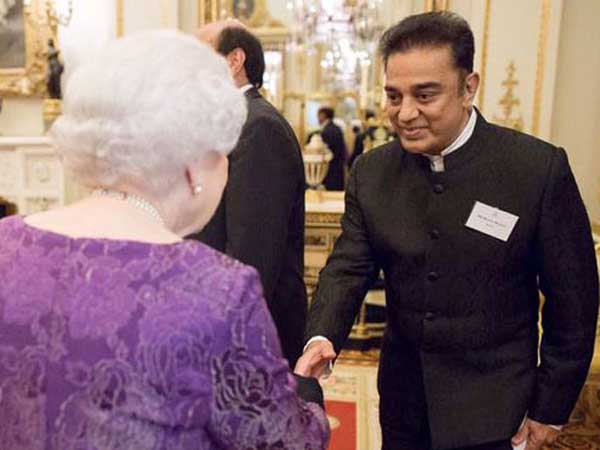 Kamal Hasaan meets Queen of England at UK India 2017